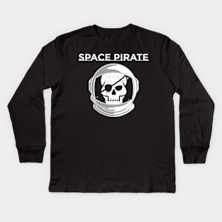 Space Pirate Kids Long Sleeve T-Shirt